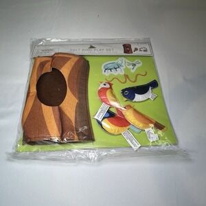 Felt Bird Play Set Summer Pretend Lot Target Spot Worm‎ Tree Trunk Bugs Birds